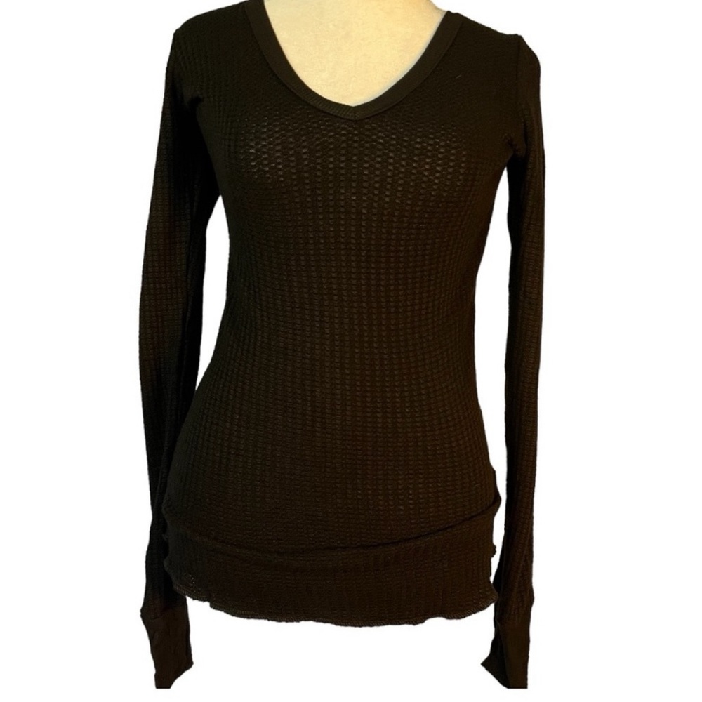 Michael Lauren Warwick Fitted V-Neck with Thumbhole Size XS NWT